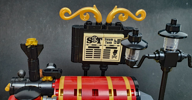 Bluebrixx Steampunk Helidroschke gebaut