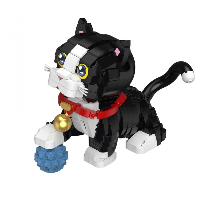 BlueBrixx 107953 Kleine schwarze Katze