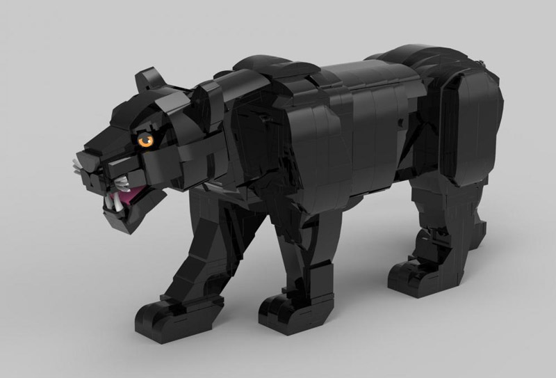 BlueBrixx 108711 Schwarzer Panther