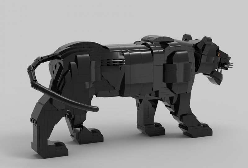 BlueBrixx 108711 Schwarzer Panther