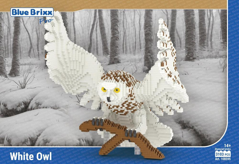 BlueBrixx 108595 Schnee-Eule