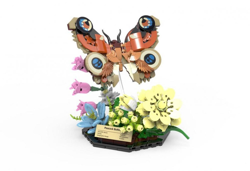 BlueBrixx 108709 Tagpfauenauge