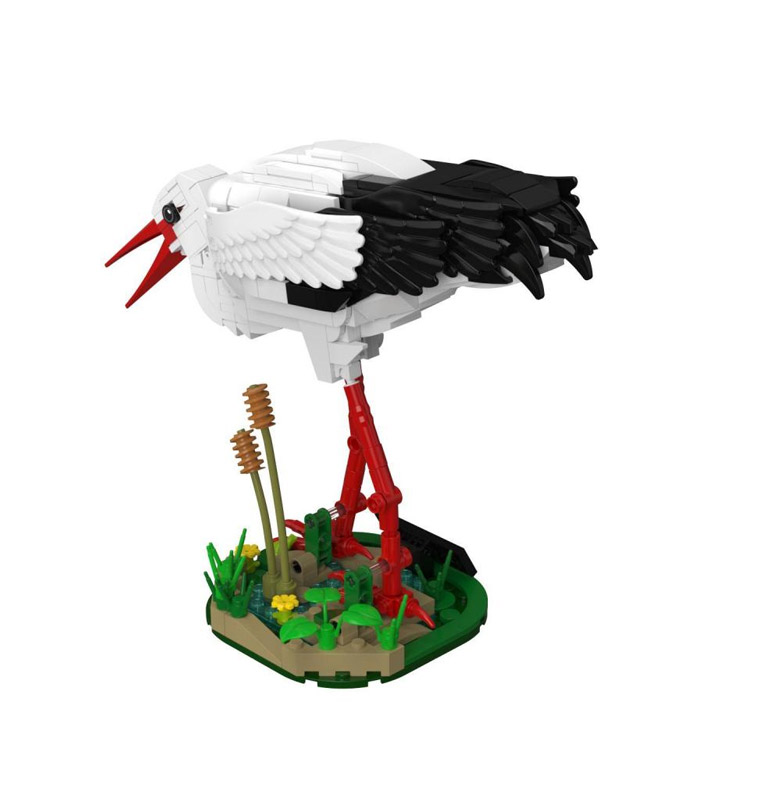 BlueBrixx 108697 Weißstorch