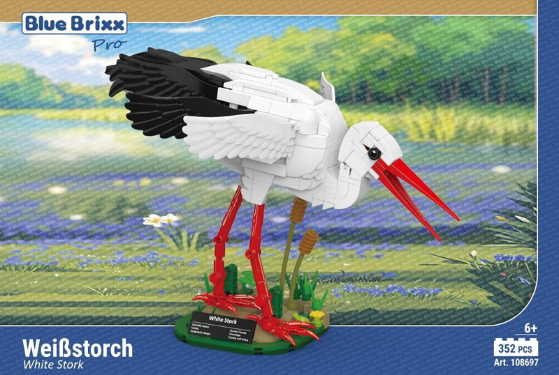 BlueBrixx 108697 Weißstorch