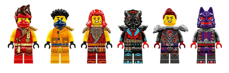 LEGO Ninjago Quelldrache der Bewegung 71822 Minifiguren
