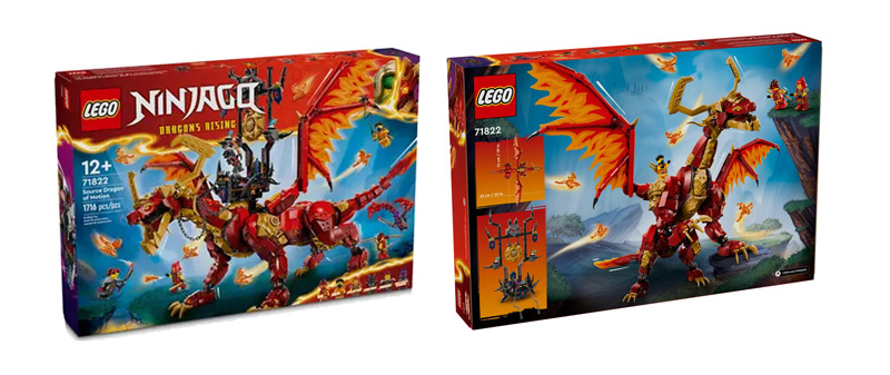 LEGO Ninjago Quelldrache der Bewegung 71822 Box