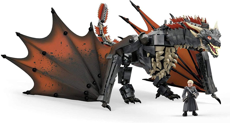 Mega Construx GKG97 Game of Thrones Daenerys und Drogon