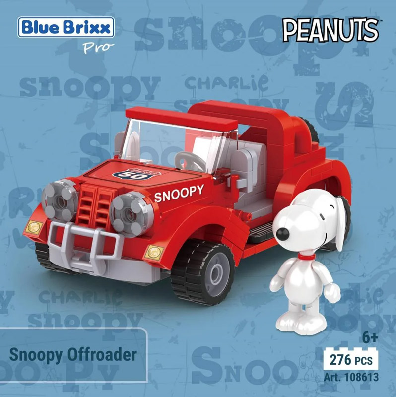 Bluebrixx Peanuts Snoopy Geländewagen