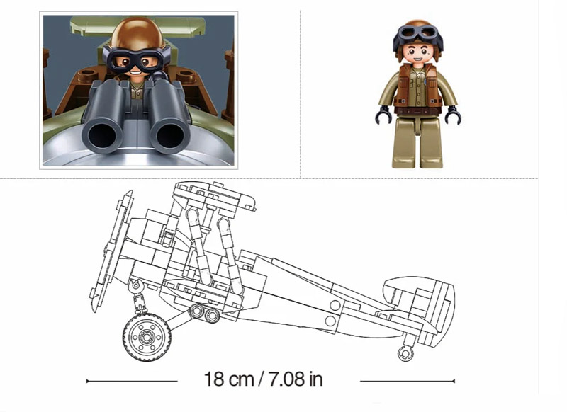 Sluban M38-B1293 Sopwith Camel S
