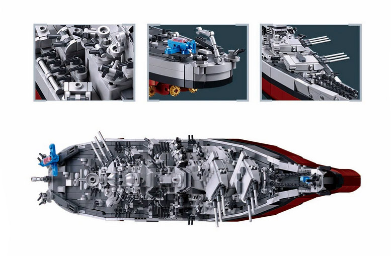 Sluban M38-B1291 USS Missouri