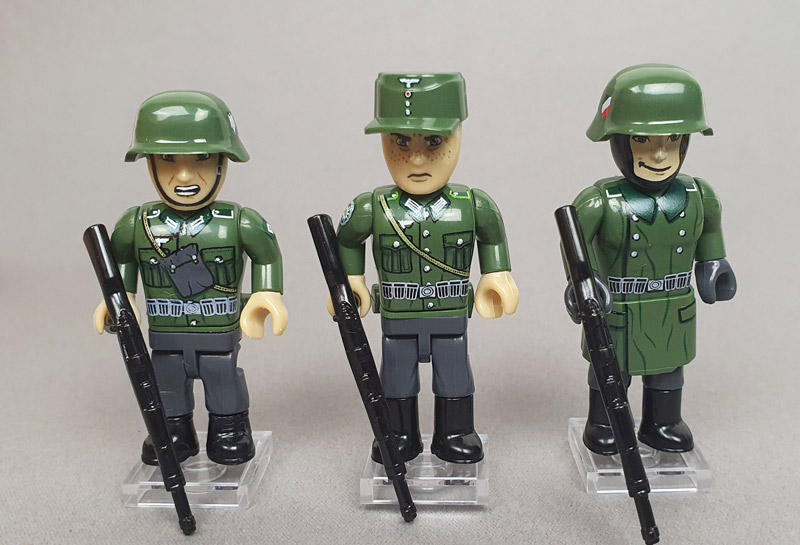 COBI Minifiguren Set German Infantry 2060 aufgebaut