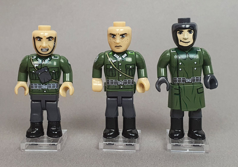 COBI Minifiguren Set German Infantry 2060 aufgebaut