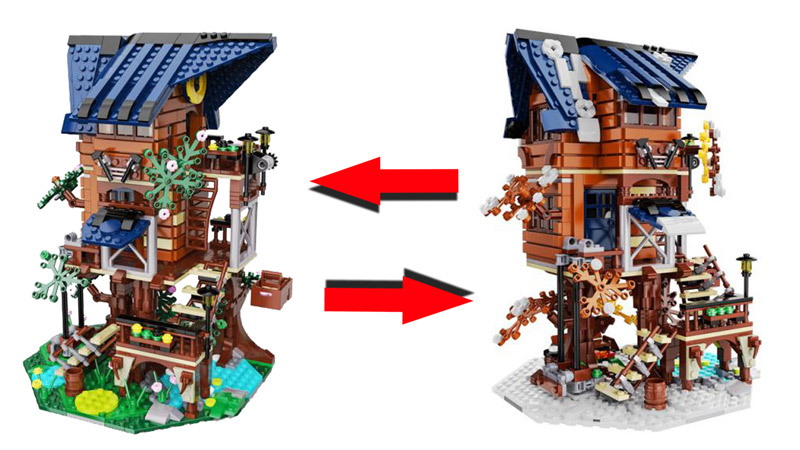 CaDA Four Seasons Tree House C66004W Titel