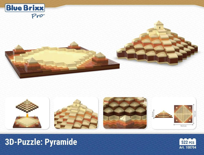 BlueBrixx 108704 3D Puzzle: Pyramide