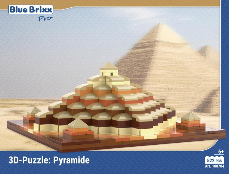 BlueBrixx 108704 3D Puzzle: Pyramide