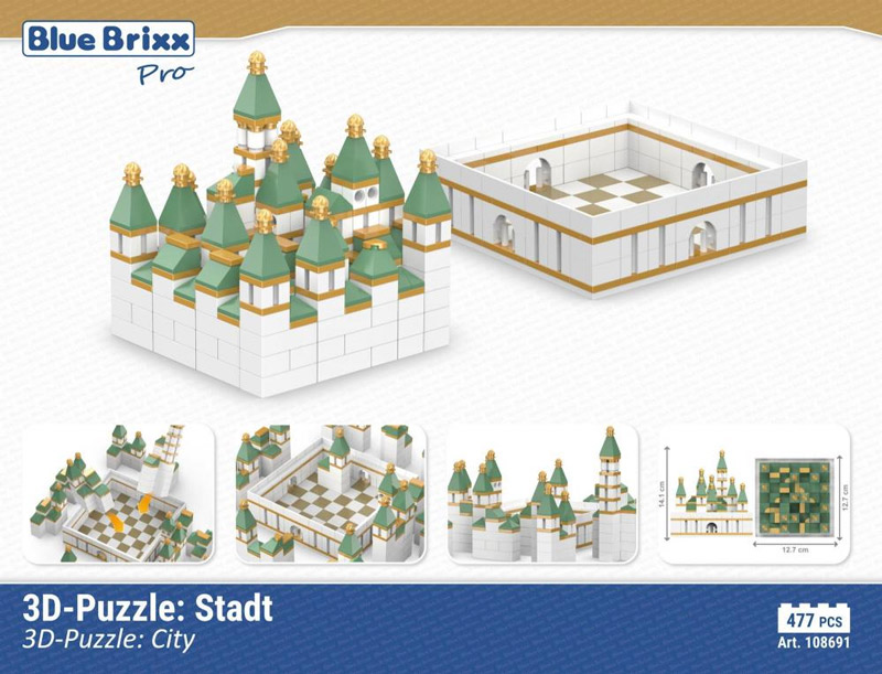 BlueBrixx 108691 3D Puzzle: Stadt