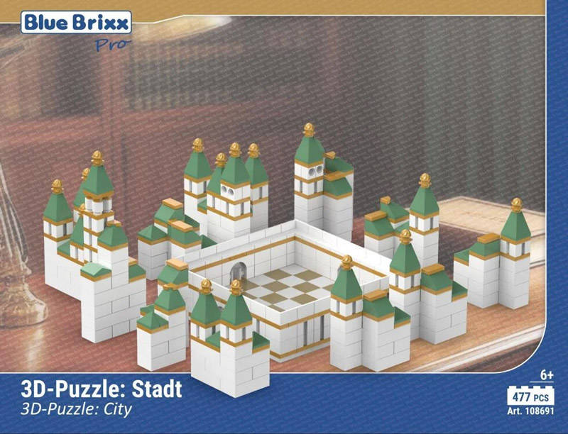 BlueBrixx 108691 3D Puzzle: Stadt