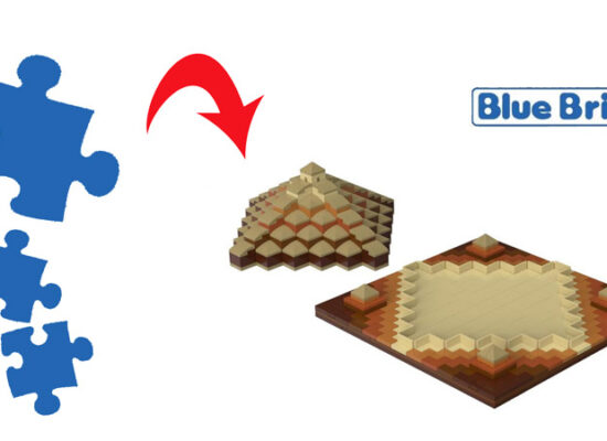 Neu in den BlueBrixx Ankündigungen: Erstes 3D Puzzle aus Klemmbausteinen