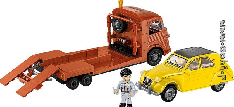COBI 24627 Citroën Type H (1947-1981) Car Transporter