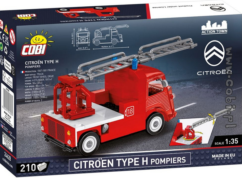 COBI 24628 Citroën TYPE H (1947-81) Pompiers