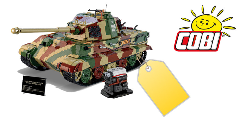 COBI 2808 Königstiger Preis Titel