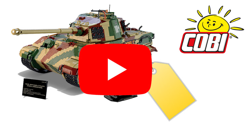 COBI 2808 Königstiger Preis Video