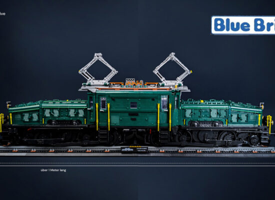 Wieder da: BlueBrixx Display Lokomotive Schweizer Krokodil