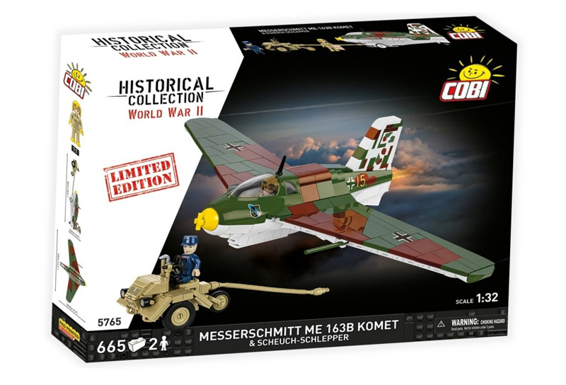 COBI 5765 COBI Messerschmitt Me 163B Komet & Scheuch-Schlepper Box