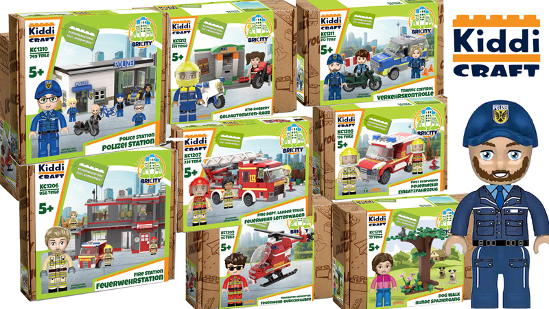 Kiddicraft Feuerwehr Polizei Boxbilder Titel
