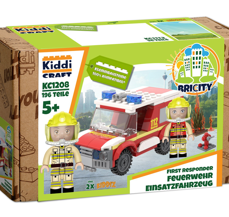 Kiddicraft KC1208 Feuerwehr-Einsatzfahrzeug