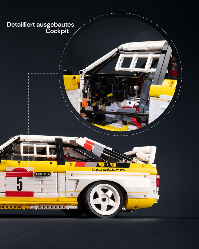 BlueBrixx 108337 Audi Sport quattro Group B 1984