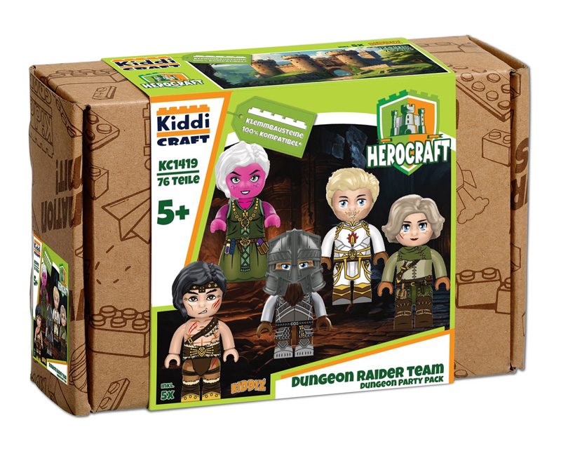 Kiddicraft KC1419 Dungeon Raider Team