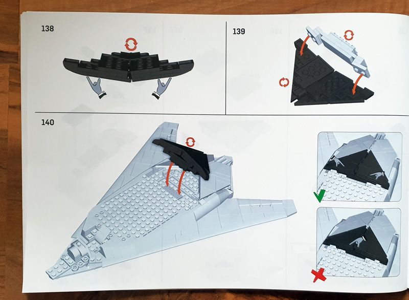 COBI Lockheed F-117 Nighthawk 5903 Aufbau