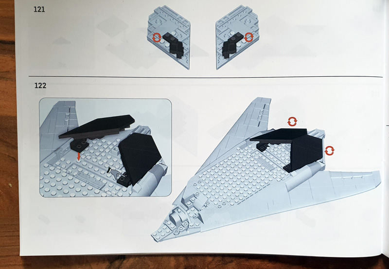 COBI Lockheed F-117 Nighthawk 5903 Aufbau