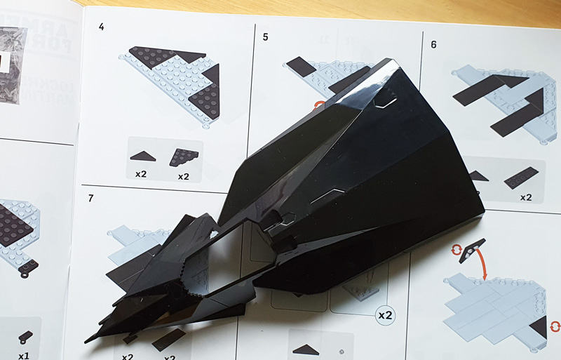 COBI Lockheed F-117 Nighthawk 5903 Aufbau