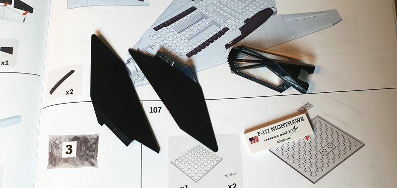 COBI Lockheed F-117 Nighthawk 5903 Aufbau