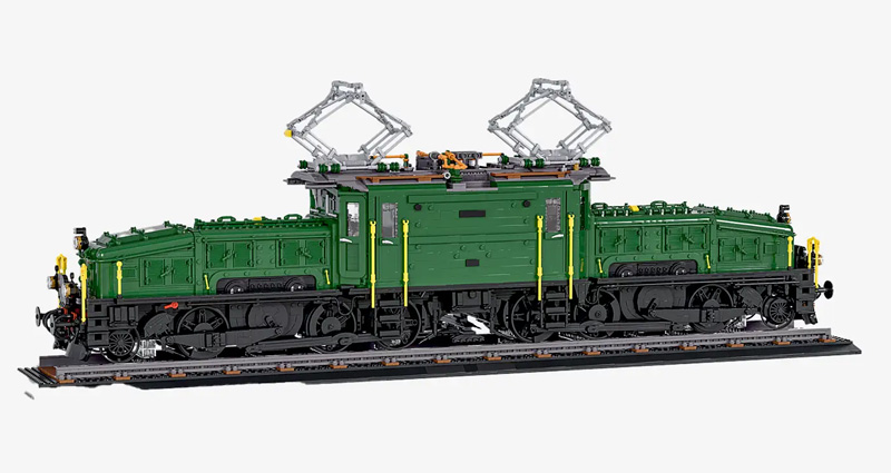 BlueBrixx Display Lok 107828 Schweizer Krokodil