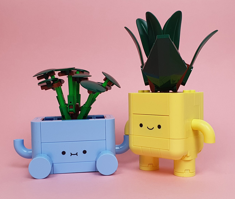 LEGO Happy Plants 10349 gebaut