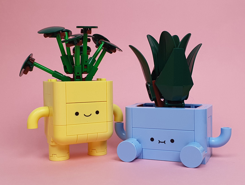 LEGO Happy Plants 10349 gebaut