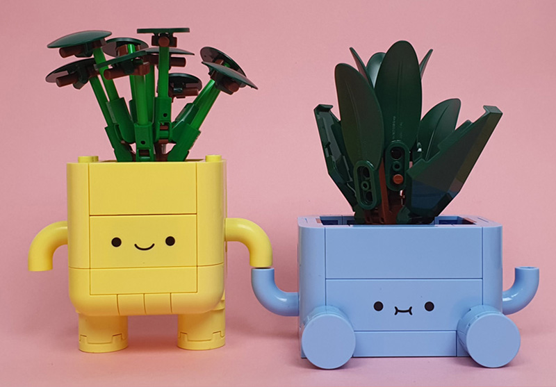 LEGO Happy Plants 10349 gebaut