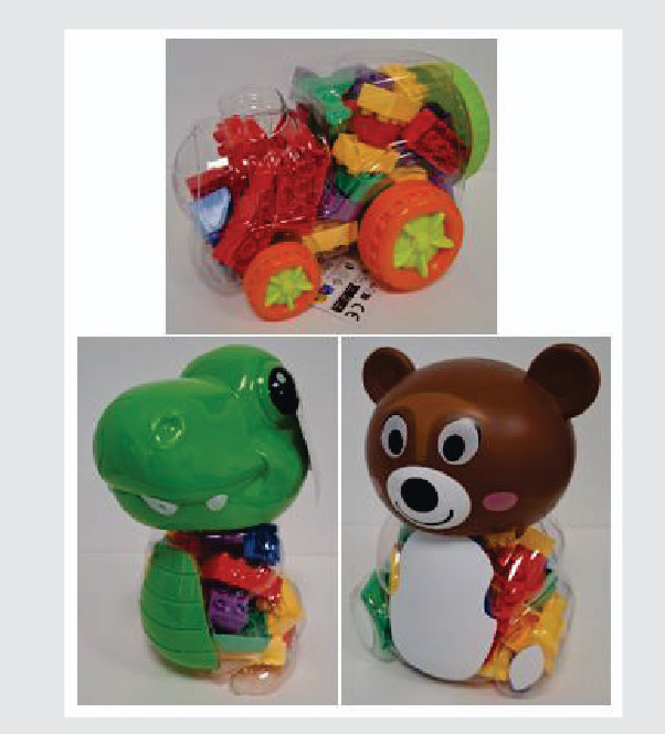 TEDi Rückruf Klemmbausteine Auto Dino Bär
