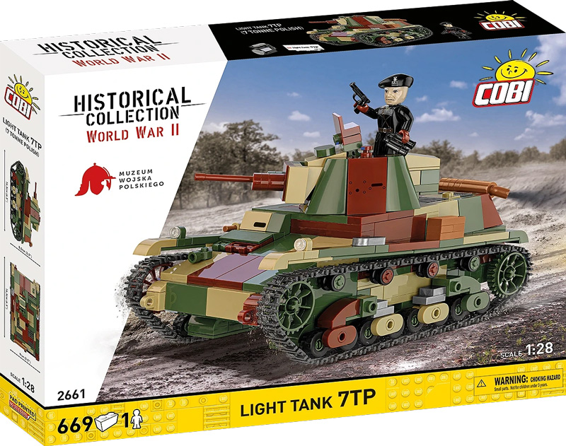 COBI 2661 Light Tank 7TP Box