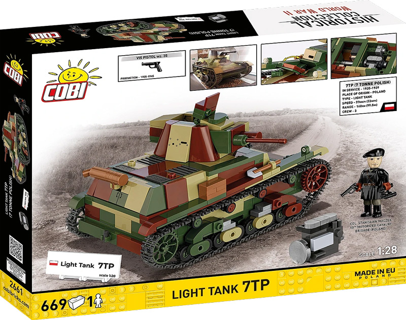 COBI 2661 Light Tank 7TP Box