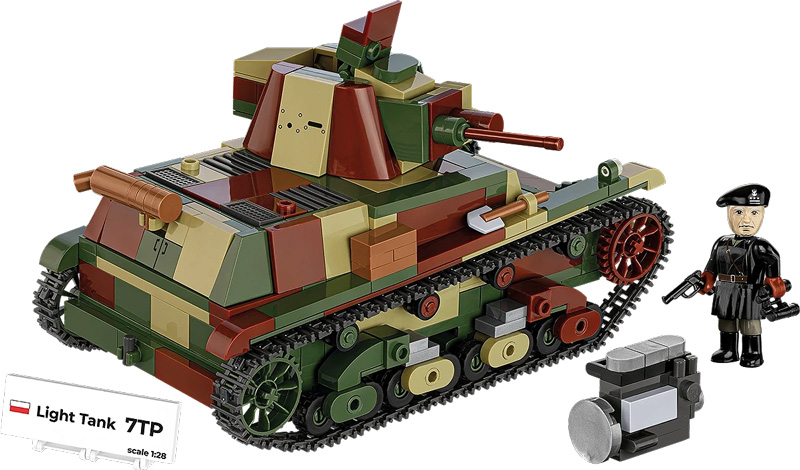 COBI 2661 Light Tank 7TP Set