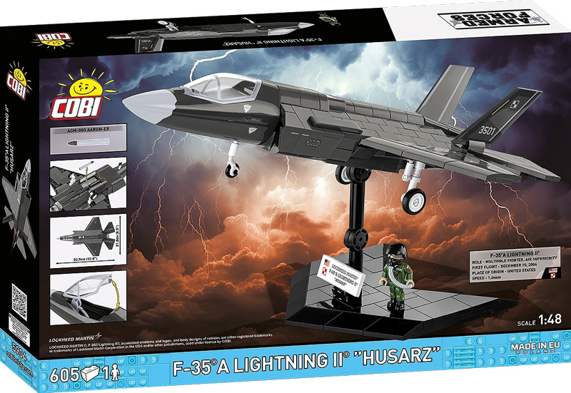 COBI 5904 F-35A Lightning II „Husarz“ Box