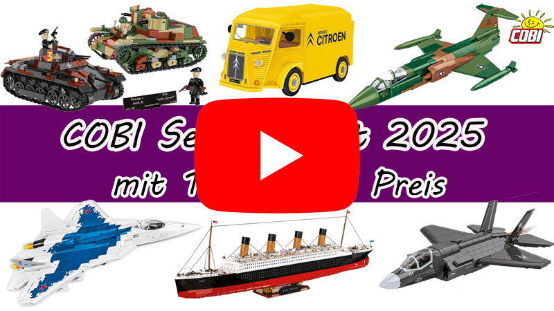 COBI August 2025 Neuheiten Titel YouTube
