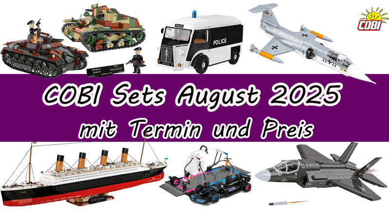 COBI August 2025 Neuheiten Titel