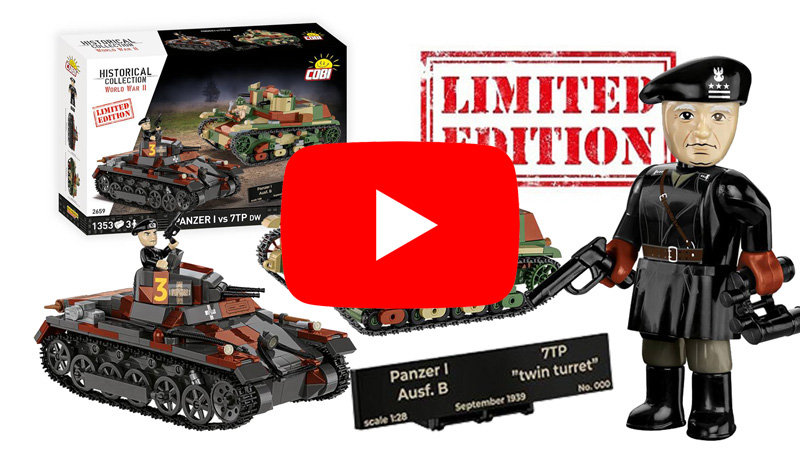 COBI 2659 Panzer I vs. 7TP DW Limited Edition Eilmeldung