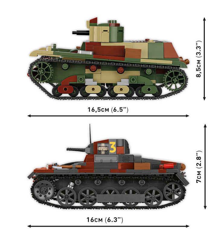 COBI 2659 Panzer I vs. 7TP DW Limited Edition