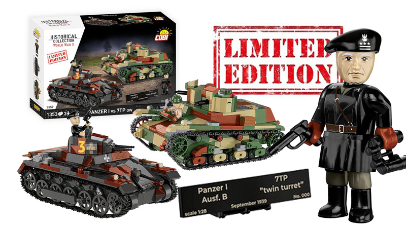 COBI 2659 Panzer I vs. 7TP DW Limited Edition Titel